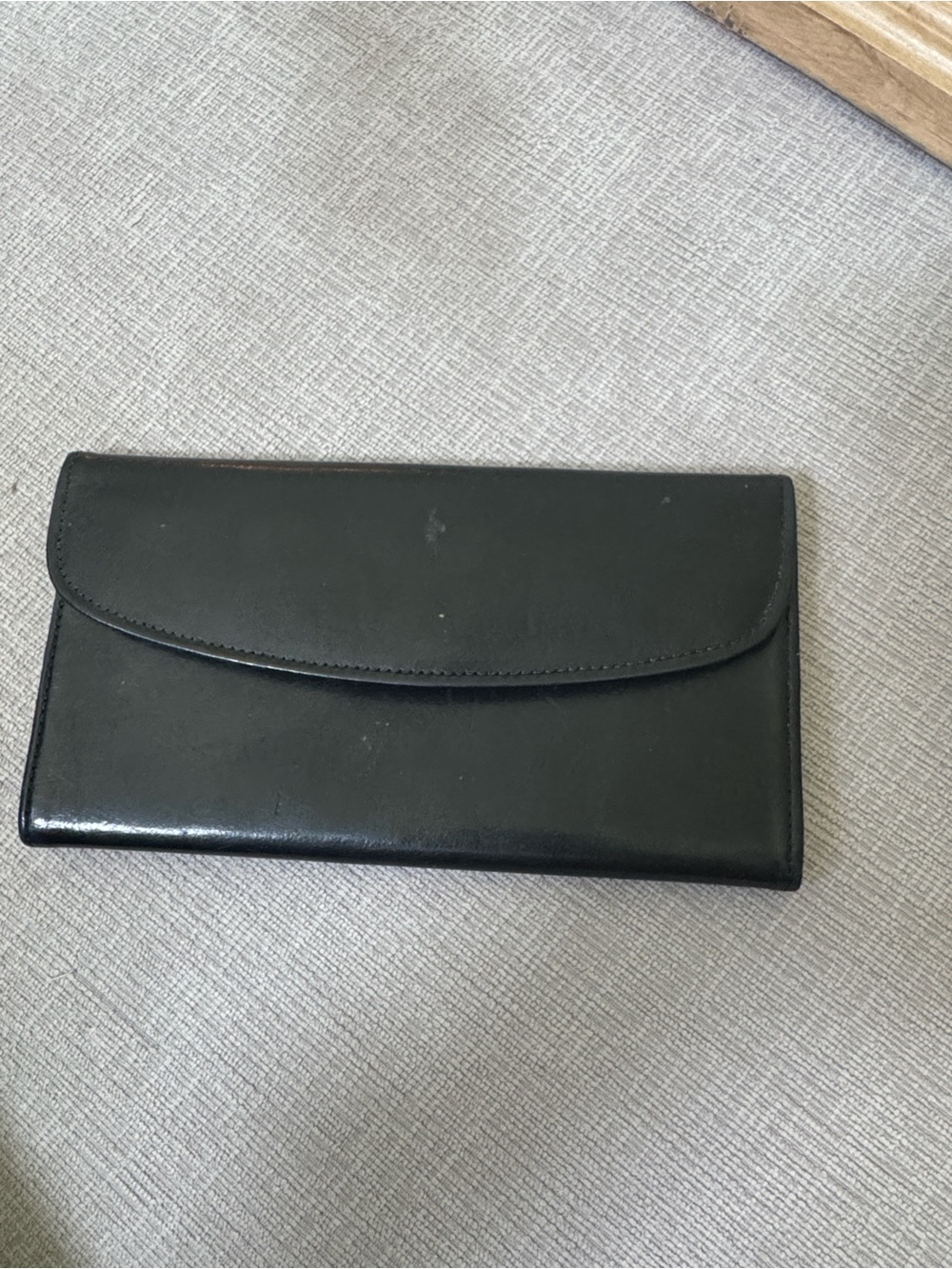 Vintage Coach Black Leather Wallet